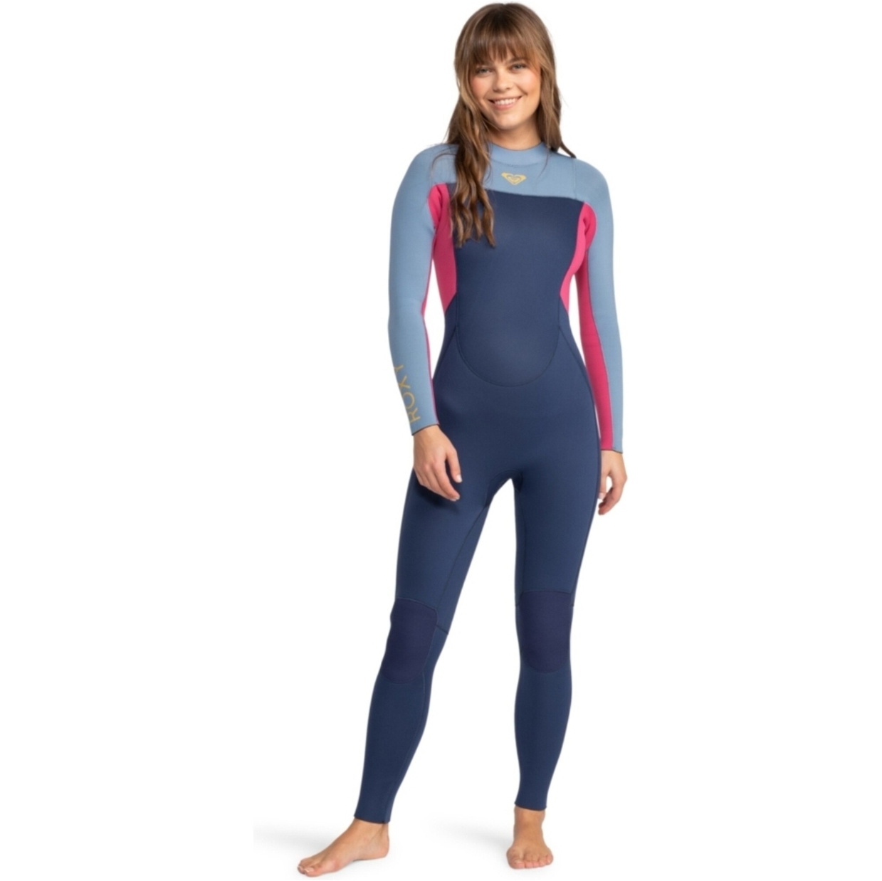 Roxy Prologue 5/4/3mm Back Zip 2025 Våddragt Til Kvinder ERJW103168 Dark Denim